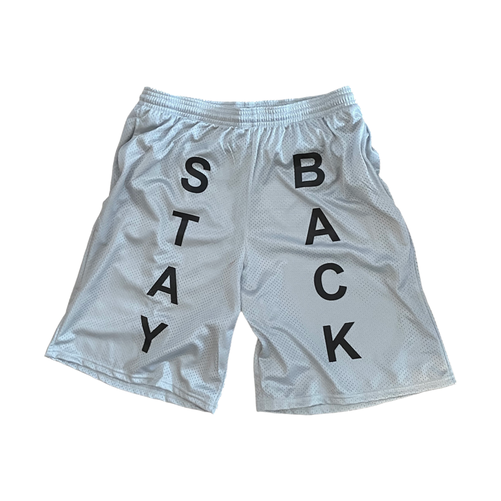 Silver Stay Back Shorts