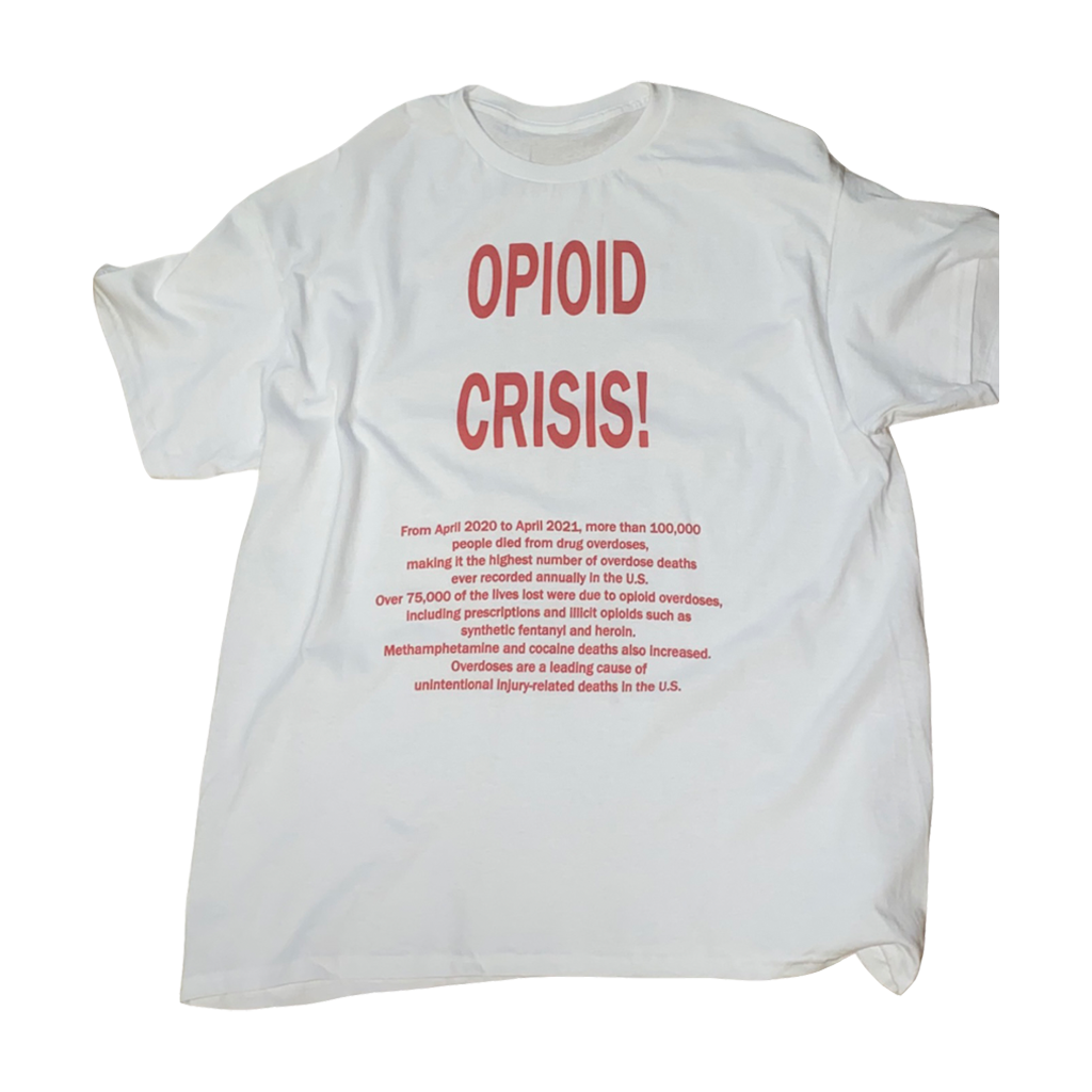 Opioid Crisis Tee (Updated Red Text)