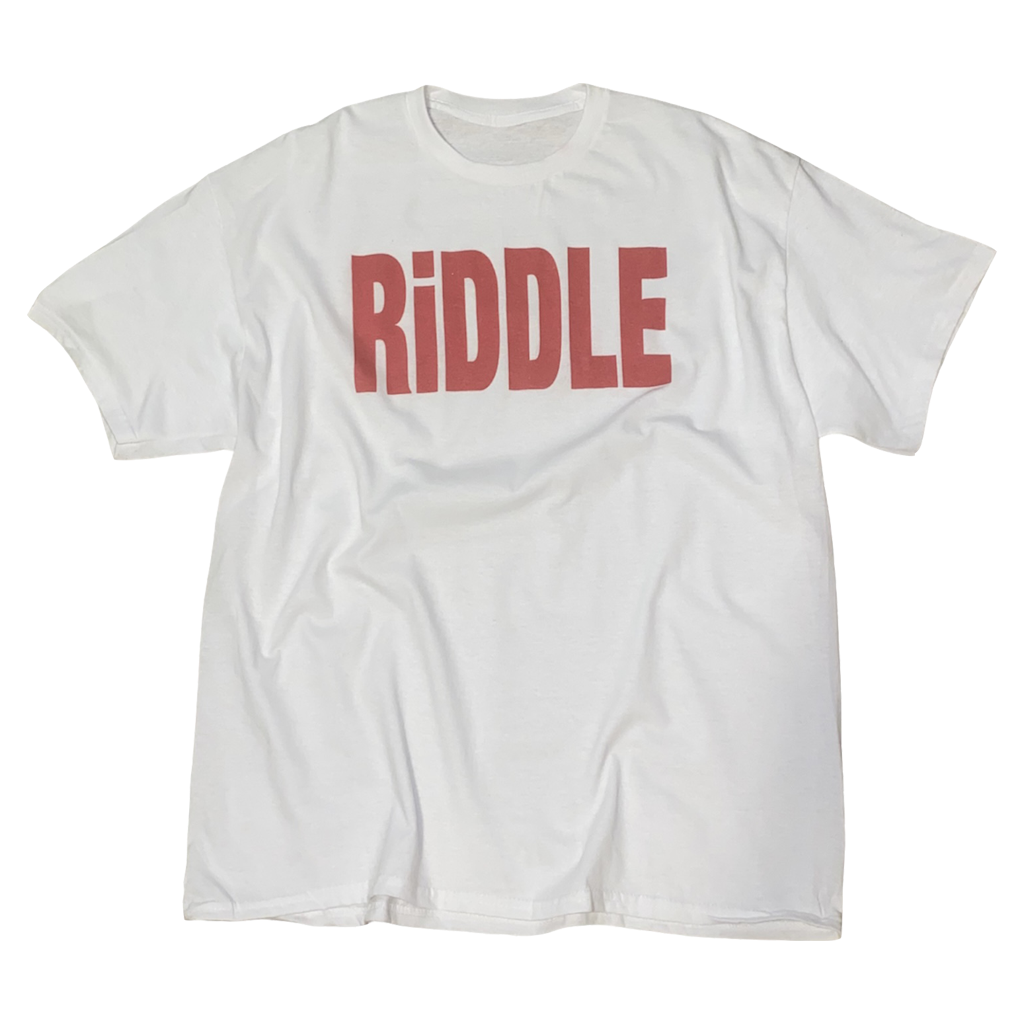 Red RiDDLE Text Tee